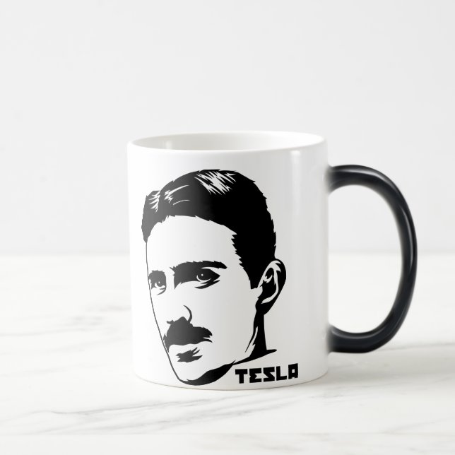 Tasse de portrait de Nikola Tesla (Droite)