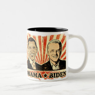 Tasse de portraits d'Obama Biden
