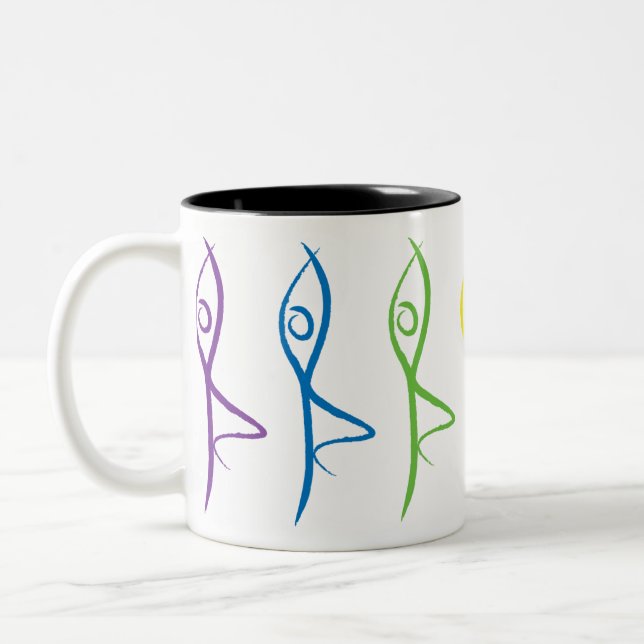 Tasse de pose d'arbre de yoga (Gauche)