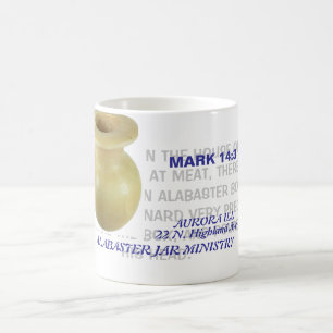 Tasse de pot d'albâtre