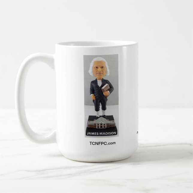 Tasse de poupée de tête de secousse de James (Gauche)