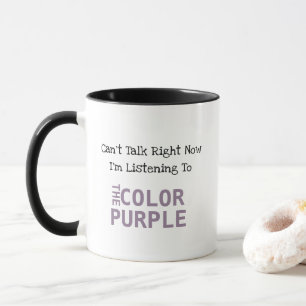 Tasse de pourpre de couleur