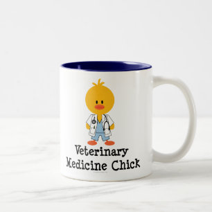 Tasse de poussin de médecine vétérinaire