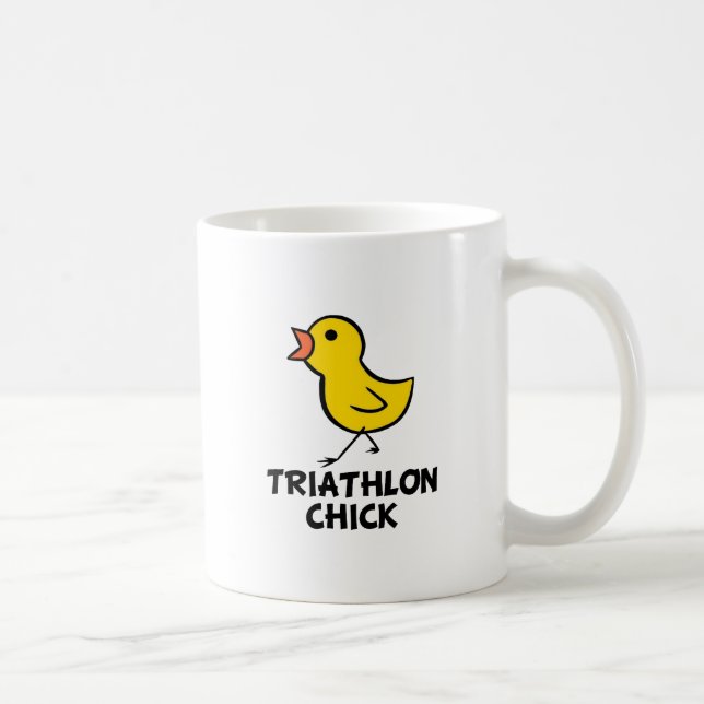 Tasse de poussin de triathlon (Droite)
