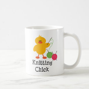Tasse de poussin de tricot