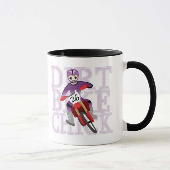 Tasse de poussin de vélo de saleté de fille (Droite)