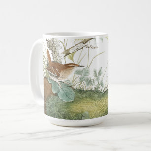 Tasse de pré d'animaux de faune d'oiseaux de