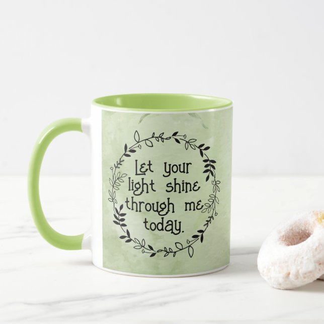 Tasse de prière du matin (Avec donut)