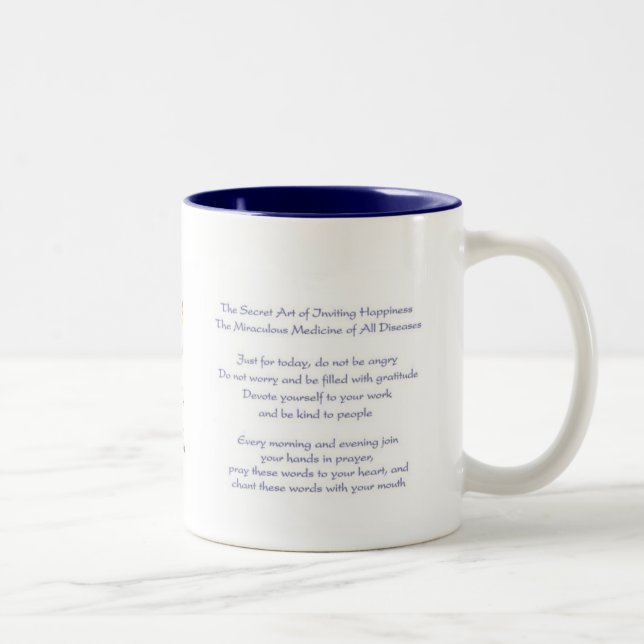 Tasse de principes de Reiki (Droit)