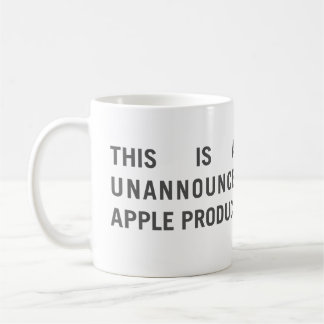 Tasse "de produit d'Unnanounced Apple"