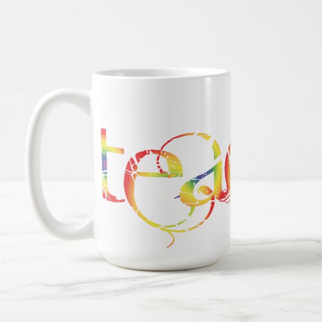 Tasse de professeur d'arc-en-ciel (Gauche)