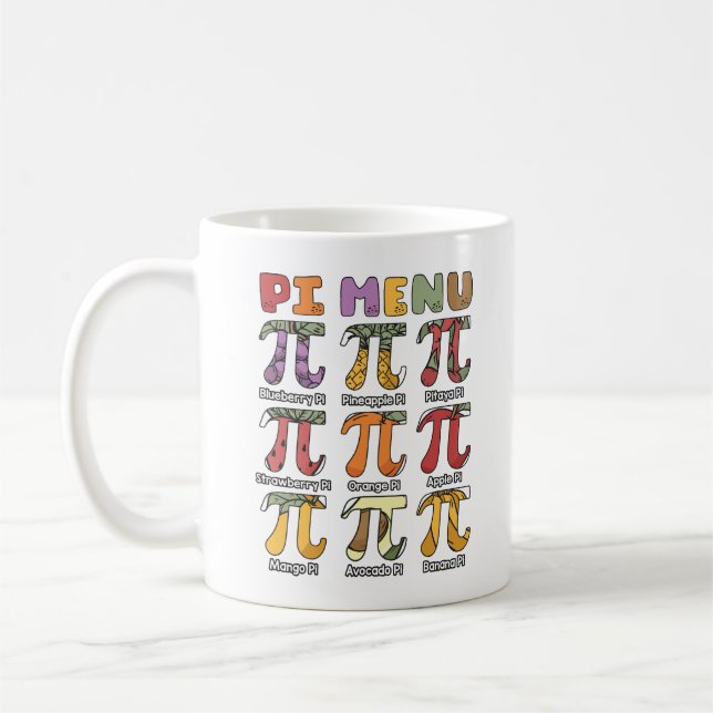Tasse de professeur de mathématiques avec menu drô (Gauche)