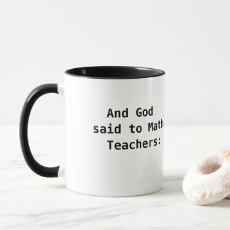 Tasse de professeur de maths - citation drôle