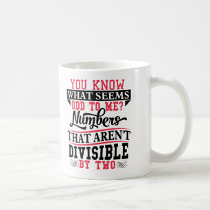 Tasse de professeur de maths de calembour de maths