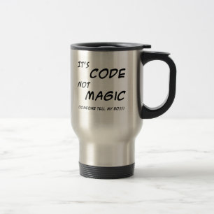 Tasse de programmation de voyage d'humour