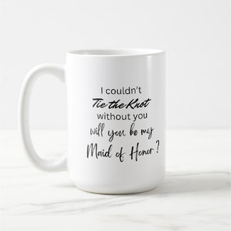 Tasse de Proposition de Demoiselle d'Honneur