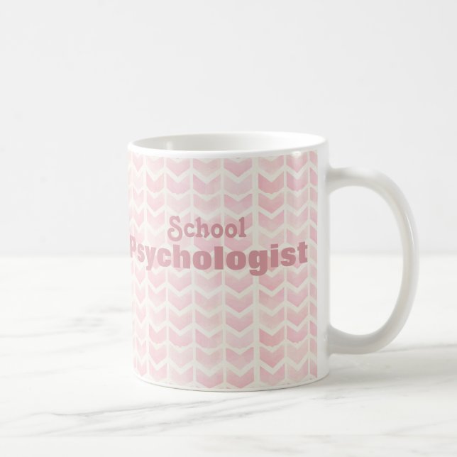 Tasse de psychologue d'école d'aquarelle de (Droite)