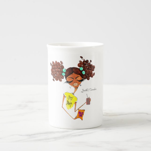 Tasse de puissance de fille (Devant)