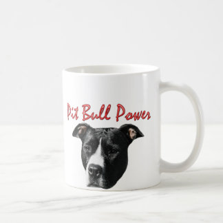 Tasse de puissance de pitbull