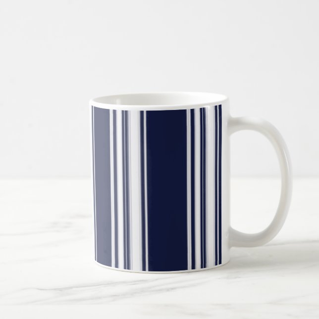 Tasse de rayures bleues (Droite)