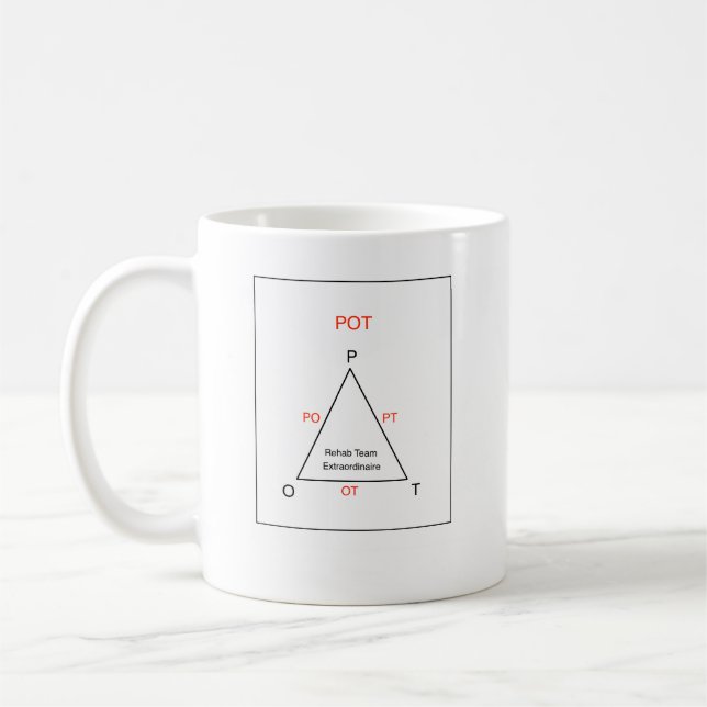 Tasse de réadaptation de POT (Gauche)
