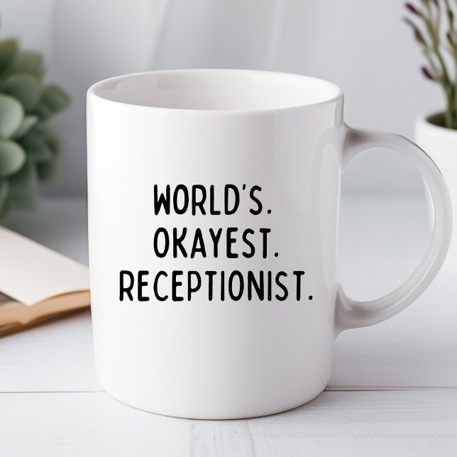 Tasse de réceptionniste la plus correcte du monde, (Créateur téléchargé)