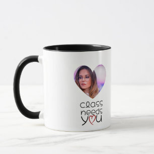 Tasse de reconnaissance pour l'enseignant à cadre