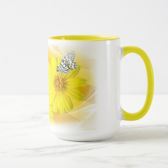 Tasse de Refelcted de marguerites (Droite)