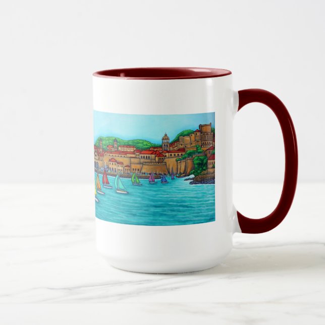 Tasse de régate de Dubrovnik par Lisa Lorenz (Droite)