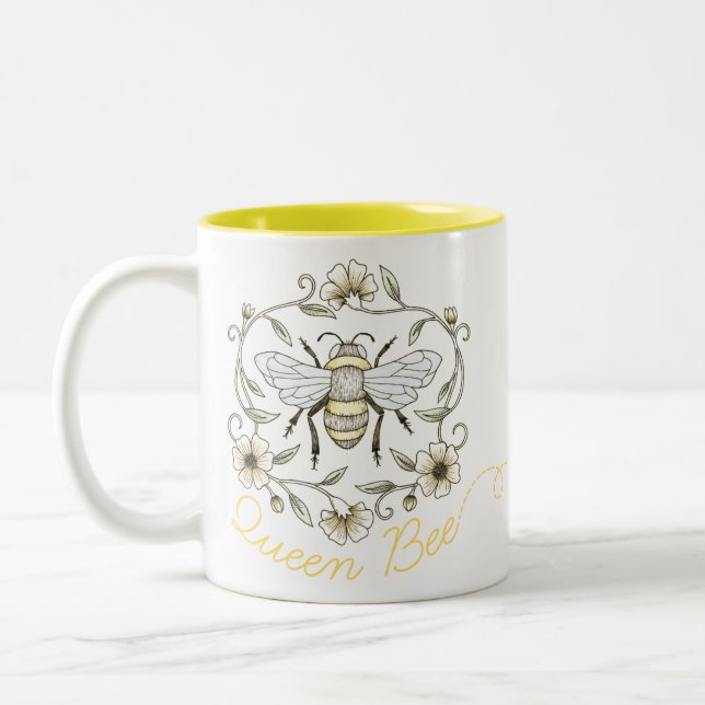 Tasse de reine des abeilles (Gauche)