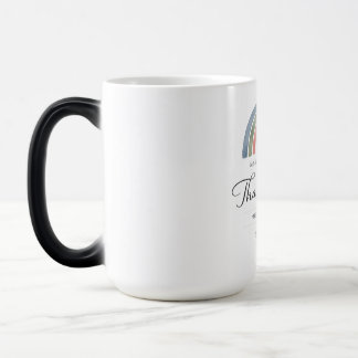 Tasse de remerciement pour enseignant arc-en-ciel