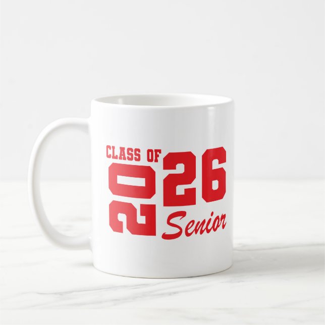 Tasse de remise de diplôme senior (Gauche)