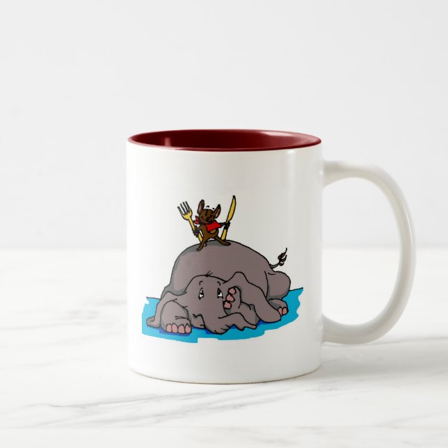 Tasse de repas d'éléphant (Droit)