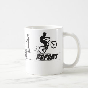 Tasse de répétition de rinçage de tour