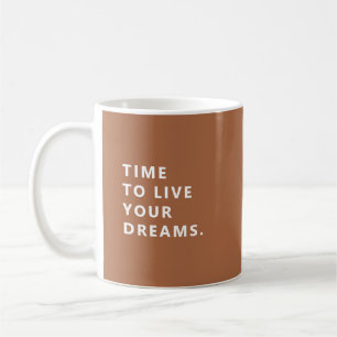 Tasse de retraite en terre cuite pour vivre vos rê