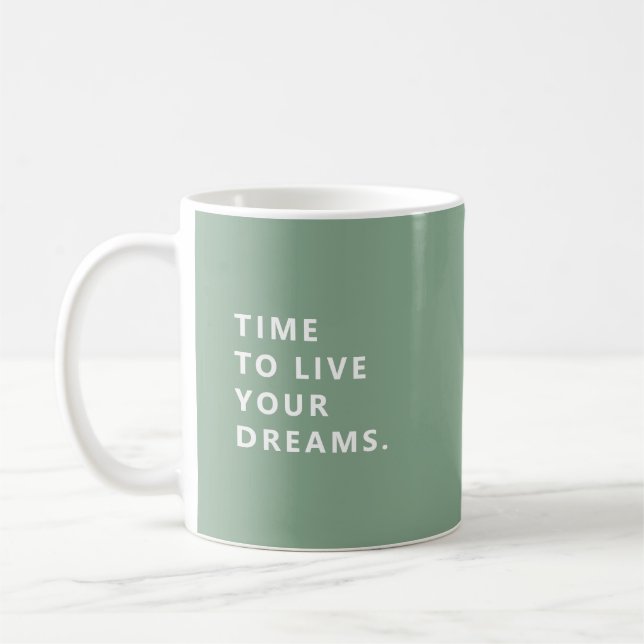 Tasse de retraite Sage Fun pour vivre vos rêves (Gauche)