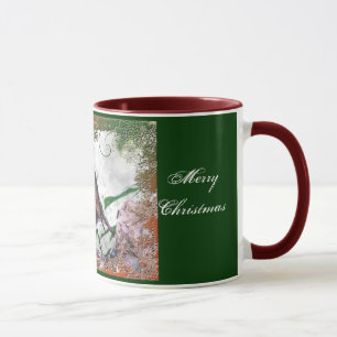 Tasse de Robin d'acclamation de Noël