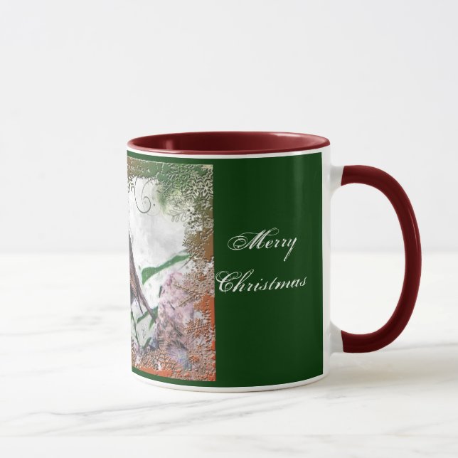 Tasse de Robin d'acclamation de Noël (Droite)