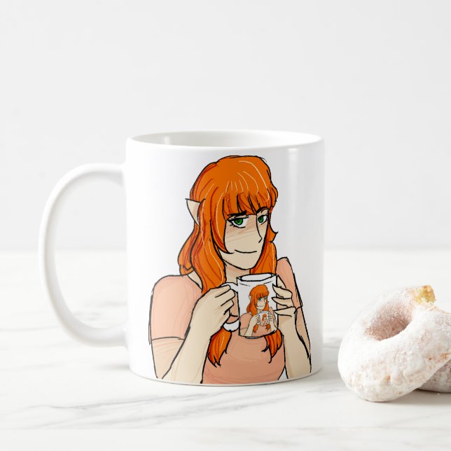 Tasse de Robin dans une tasse dans une tasse (Avec donut)