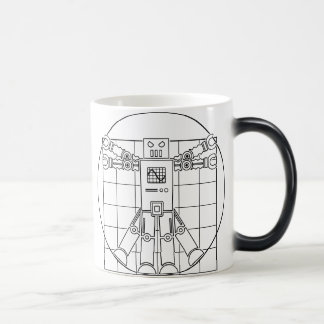 Tasse de robot de da Vinci Vitruvian