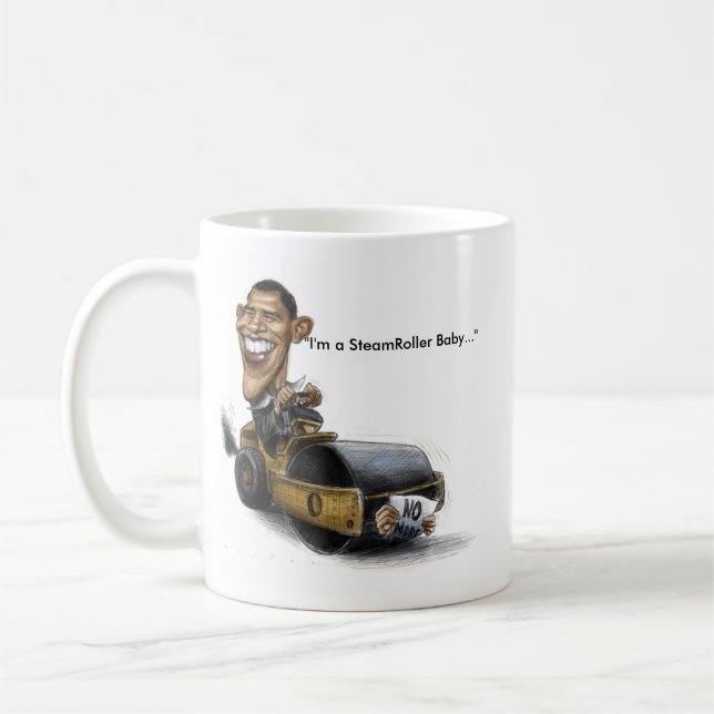 Tasse de rouleau compresseur d'Obama (Gauche)
