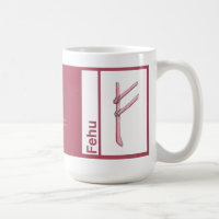 Tasse de Rune : : Fehu