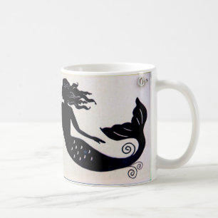Tasse de sable et de sirène de mer