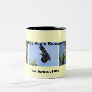 Tasse de saison d'Eagle de deux tons