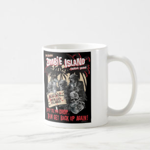 Tasse de salon de cocktail d'île de zombi