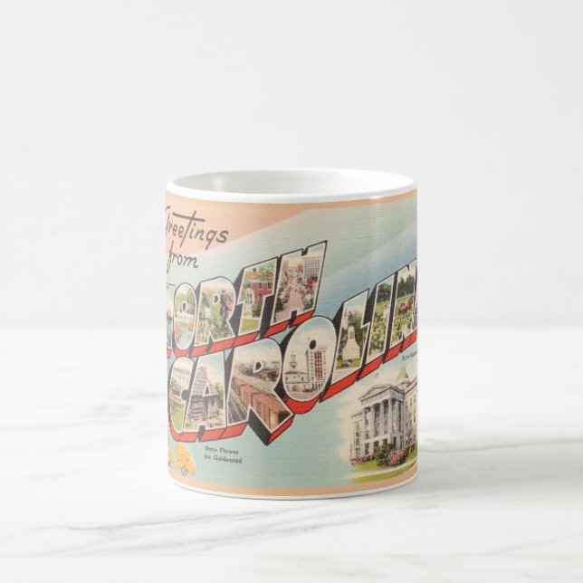 Tasse de salutations de Caroline du Nord (Centre)