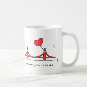 Tasse de San Francisco par des coeurs et tous