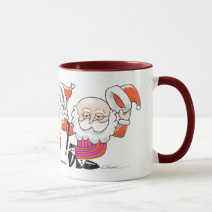 Tasse de Santa de danse