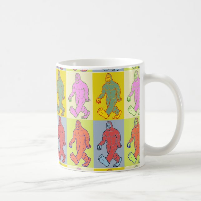 Tasse de Sasquatch d'art de bruit (Droite)