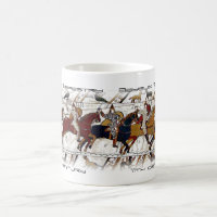 Tasse de scène de tapisserie de Bayeux